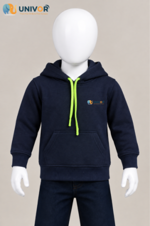 Premium Unisex Hooded Sweatshirt – Navy Blue