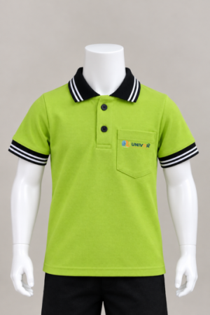 Premium Unisex Polo Uniform – Lime Green