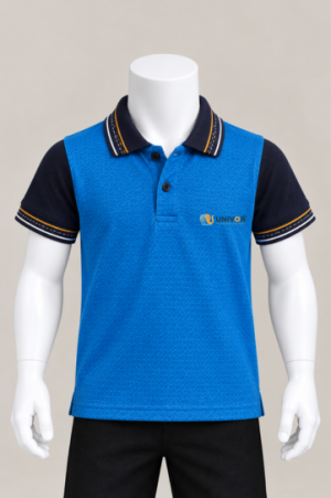 Premium Unisex Polo Uniform – Royal Blue