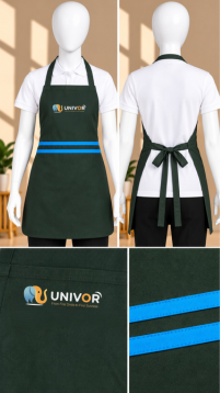 Premium Green Blue Work Apron