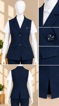 Premium Navy Women’s Blazer